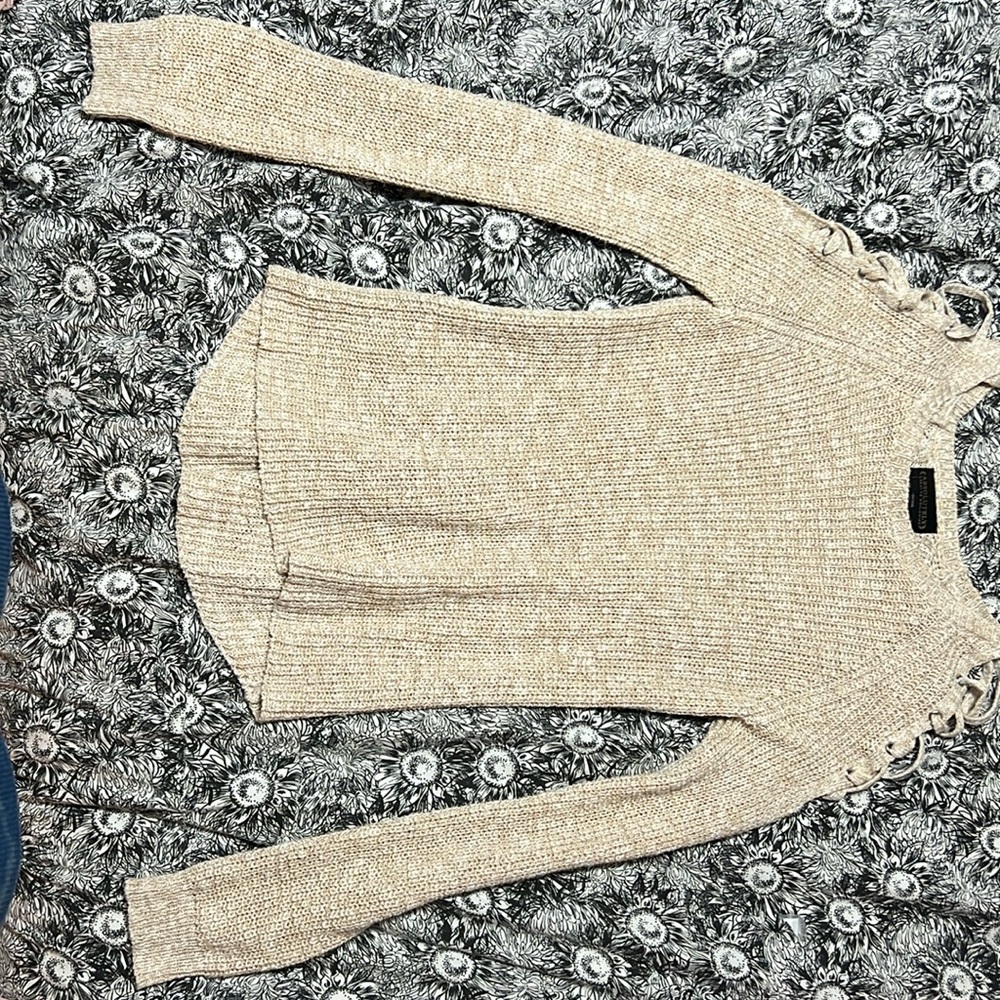 Cream sweater